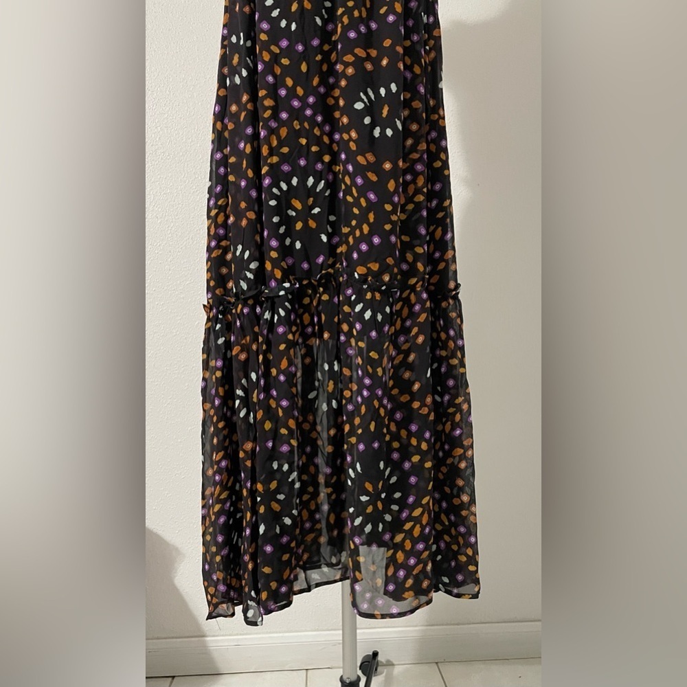 NWT By Anthropologie Sleeveless Chiffon Midi Dress, Size XS - Picture 5 of 15